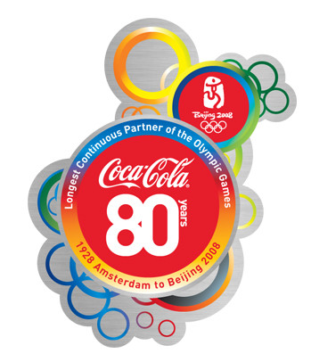 2008 Coca-Cola Beijing Olympic Sponsorship Pin