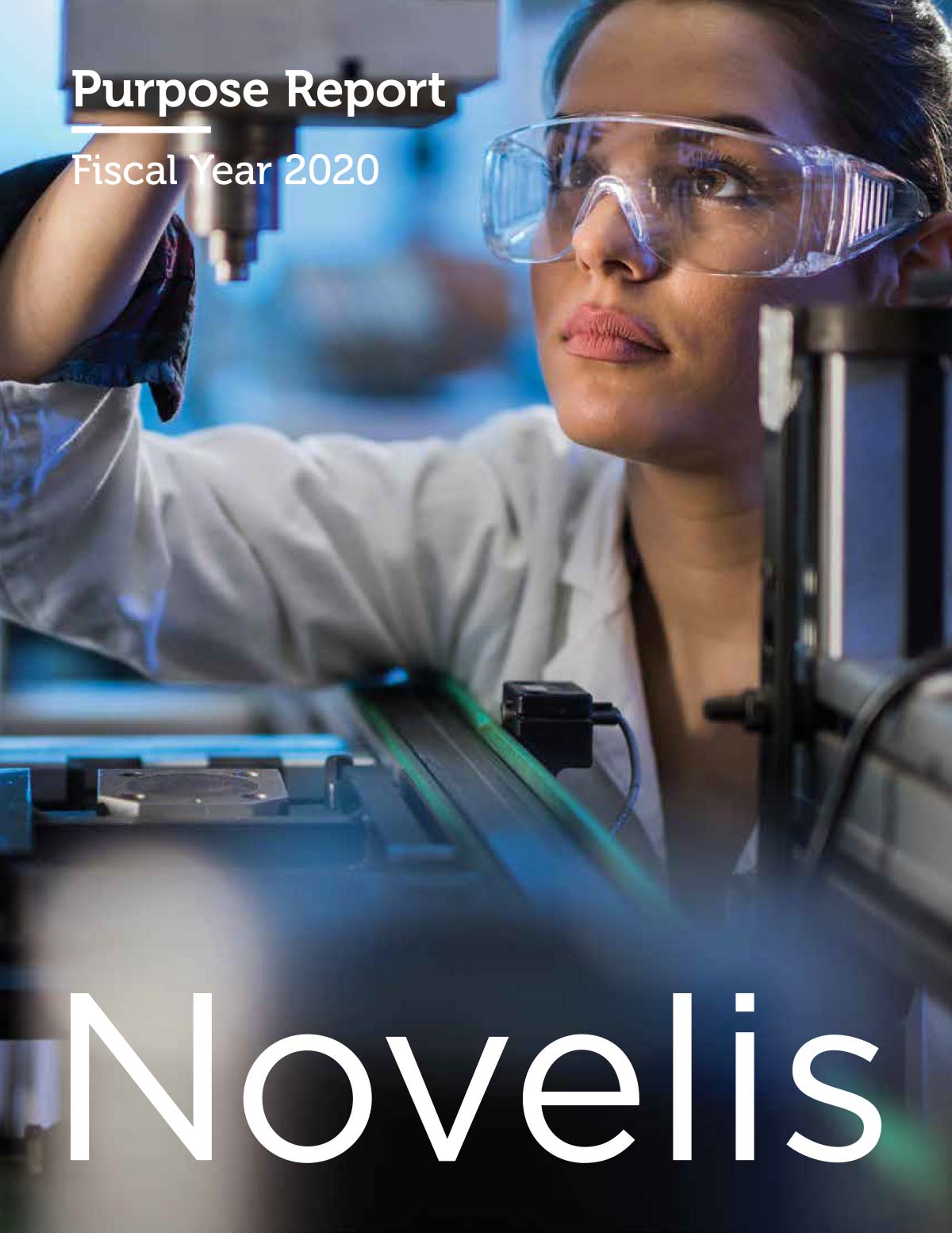 2020 Novelis Purpose Sustainability Report Design
